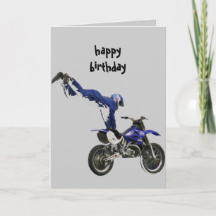 Carte aerial moto-cross #3 card grey vert