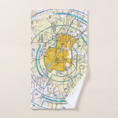Carte aérienne (Serviette à main)