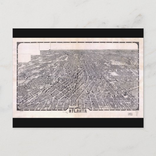 Carte aérienne de Atlanta Georgia (1919) (Devant)