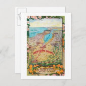 Carte aérienne du comté de Père Noël Clara (Devant / Derrière)