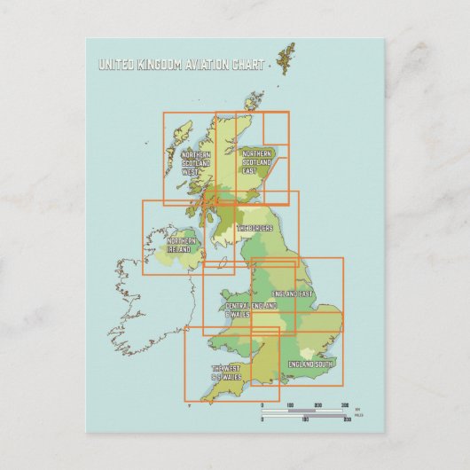 Carte aérienne du Royaume-Uni (Devant)