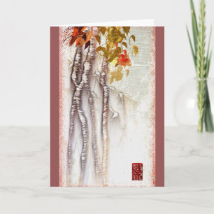 Carte Affaire Aspens Custom Greeting Card