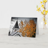 Carte Affaire Church Steeple (Fleur jaune)