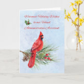 Carte Affaires d'appréciation de l'assistant administrat (Fleur jaune)