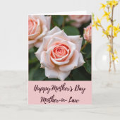 Carte Affection Rose Fardée (Fleur jaune)