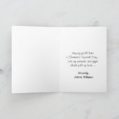 Carte Affenpinscher Joyeux 1er anniversaire (Intérieur)