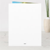 Carte Affenpinscher sur la plage, cadeau d'été pour les (Dos)