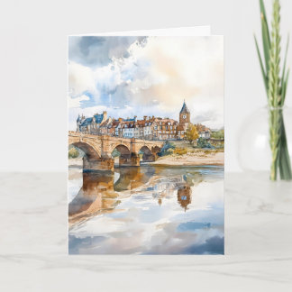 Carte Affiche aquarelle Berwick Art mural Berwick Mur