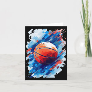 Carte Affiche artistique de basketball Graphique 1