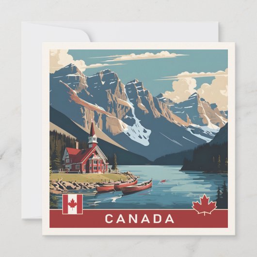 Carte Affiche Canada Travel (Devant)