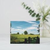 Carte Affiche de beau paysage rural (Debout devant)