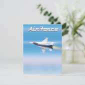 Carte Affiche de jet de l'armée de l'air (Debout devant)