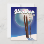 Carte Affiche de ski Glenshee Écosse (Dos)