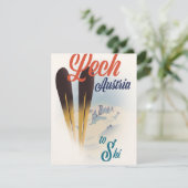 Carte Affiche de ski Lech Austria (Debout devant)