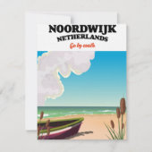 Carte Affiche de voyage de Noordwijk Pays-Bas (Devant)
