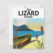 Carte Affiche de voyage en bord de mer de Lizard (Dos)
