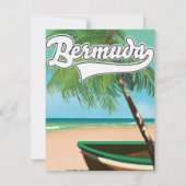 Carte Affiche de voyage Hawaii Tropical Beach (Dos)