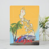 Carte Affiche de voyage Luzon Philippines (Debout devant)