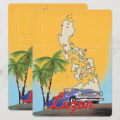 Carte Affiche de voyage Luzon Philippines (Devant / Derrière)