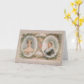 Carte Affiche d'or de jubilé de la Reine Victoria (Fleur jaune)