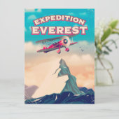 Carte Affiche Expédition Everest Travel (Debout devant)