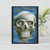 Carte Affiche vintage de magie, De Biere le Mystérieux (Debout devant)