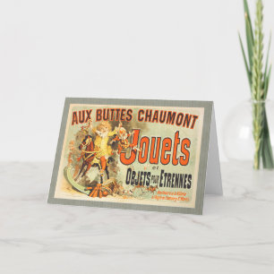 Carte Affiche Vintage Joets Friends Jouet Français