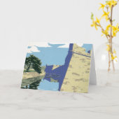 Carte Affiche Vintage voyage montrant Fort Marion (Fleur jaune)