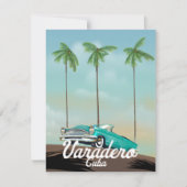 Carte Affiche Voyage Varadero Cuba (Devant)