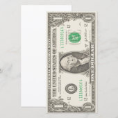 Carte Afficher vos couleurs - Dollar US (Devant / Derrière)