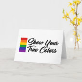 Carte Afficher vos couleurs réelles (Fleur jaune)