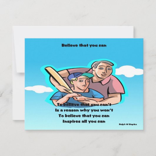 Carte Affiches de détermination (Devant)