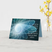 Carte Affirmation de devis d'inspiration et de motivatio (Fleur jaune)