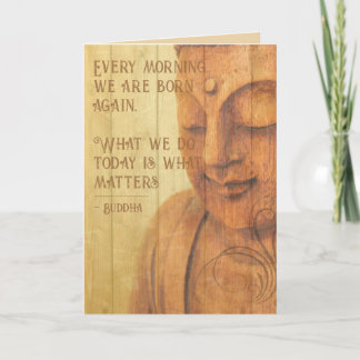 Carte Affirmation positive Bouddhisme Mindfulness Citati