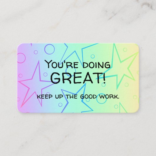 Carte Affirmations (Devant)