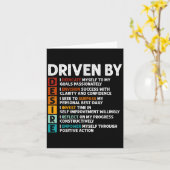 Carte Affirmations de devis motivationnelles (Fleur jaune)