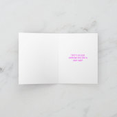 Carte Afghan Hound Dog Drôle Anniversaire (Intérieur)