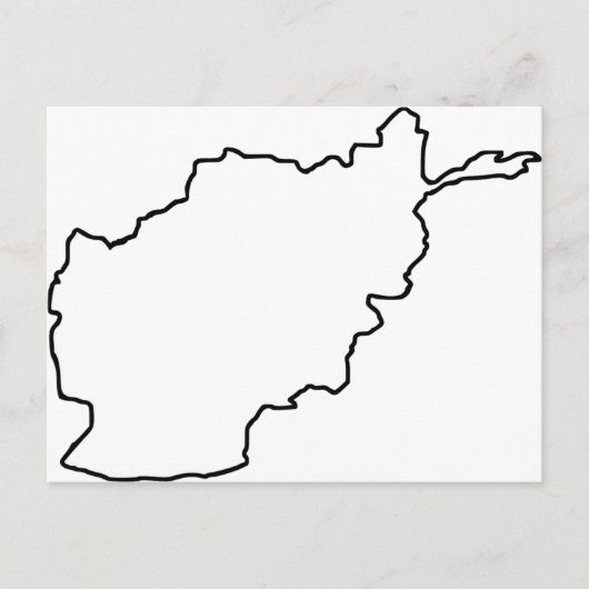 Carte Afghanistan (Devant)