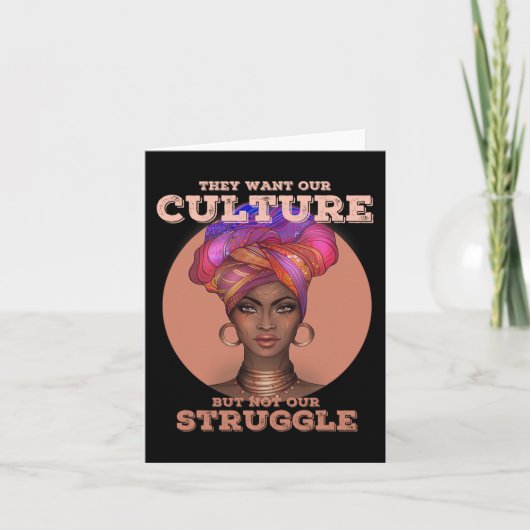 Carte Africain Américain T Pour Femmes Histoire Noire Cu (Devant)