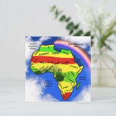 Carte africaine arc-en-ciel (Debout devant)