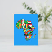 Carte africaine drapeaux dans les cartes des pays (Debout devant)