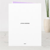 Carte African American Daughter & Cake (Dos)