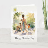 Carte African American Mother's Day Card (Devant)