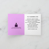 Carte African American Suit & Cravate Happy Fête des pèr (Intérieur)