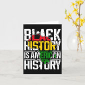 Carte African Pride JunetDix Mois de l'histoire des Noir (Fleur jaune)