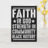 Carte African Pride Juneteenth Mois de l'histoire des No (Fleur jaune)