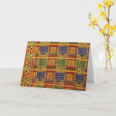 Carte AfriMex Urbano Kente (Fleur jaune)