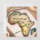 Carte Afrique (Devant)