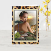 Carte Afrique (Fleur jaune)