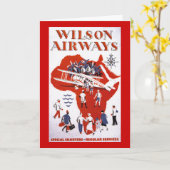 Carte ~ Afrique de voies aériennes de Wilson (Fleur jaune)